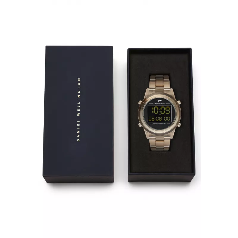 DANIEL WELLINGTON Classic Black Sheffield 42mm Rose Gold Orologio DW00100767