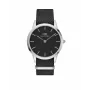 DANIEL WELLINGTON Classic Orologio Uomo 40mm Acciaio Inox Oro Rosa Pelle Nera