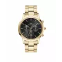 DANIEL WELLINGTON Classic Orologio da uomo 42mm Oro rosa Pelle nera DW00100641