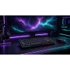 Dark Project ALU81A Terra Nova G3MS Moonstone Switch tastiera meccanica, US ANSI, nero