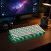 Dark Project ALU81A Terra Nova White tastiera meccanica, switch G3MS Moonstone, US ANSI