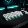 Dark Project ALU81A Terra Nova White tastiera meccanica, switch G3MS Moonstone, US ANSI