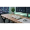 Dark Project ALU81A Terra Nova White tastiera meccanica, switch G3MS Moonstone, US ANSI