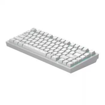 Dark Project ALU81A Terra Nova White tastiera meccanica, switch G3MS Moonstone, US ANSI