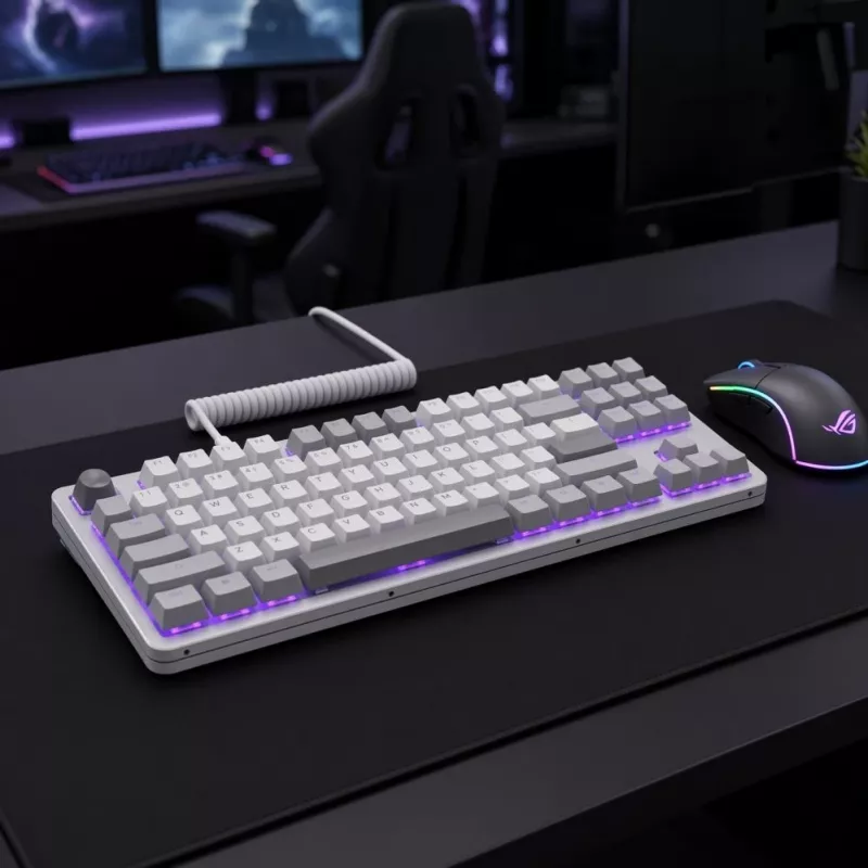 Dark Project ALU87A Daylight tastiera, G3MS Zircon Switch, RU