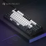 Dark Project Tamsus ALU87B Bushido tastiera meccanica, switch G3MS Moonstone, layout QWERTY inglese, hot-swappable, RGB, USB-C, case in alluminio