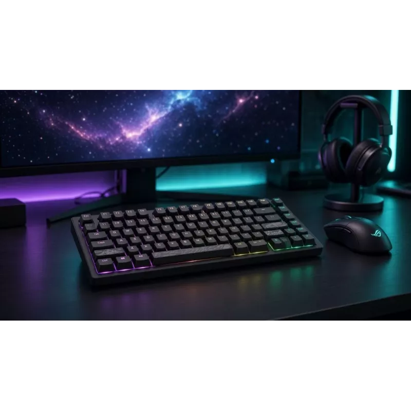 Dark Project Terra Nostra G3MS Moonstone Switch TKL tastiera meccanica da gaming, US ANSI, nera