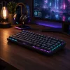 Dark Project Terra Nostra G3MS Moonstone Switch TKL tastiera meccanica da gaming, US ANSI, nera