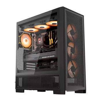 DarkFlash AIRNOVA case per computer Mid-Tower nero + 3 ventole ARGB 120mm