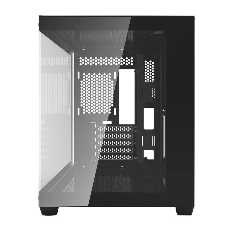 Darkflash C285MP Case PC mid-tower, pannello laterale in vetro temperato, ATX, nero