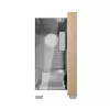 Darkflash DS900W case per computer mid-tower bianco, ATX, vetro temperato, senza ventole