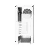 Darkflash DS900W case per computer mid-tower bianco, ATX, vetro temperato, senza ventole