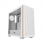 Darkflash DS900WS case per computer ATX mid-tower, bianco, vetro temperato, senza ventole