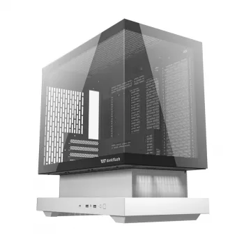 Darkflash F1 case per computer Mid Tower bianco + 6 ventole ARGB