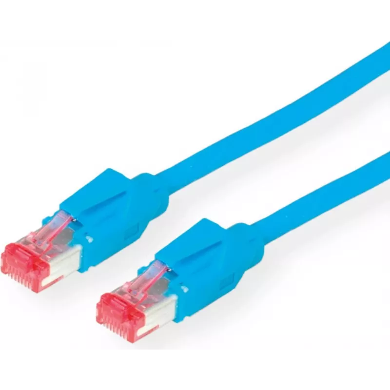 Dätwyler Cat 6 S/FTP LSZH Cavo patch, RJ-45 su RJ-45, 3 m, blu 21.05.0034