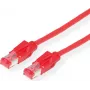 Dätwyler Cavo patch Cat 6 S/FTP RJ45 su RJ45, 0,5 m, rosso, LSZH 21.05.0001