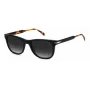 David Beckham DB-1113-S-WR7 Occhiali da sole uomo, Montatura in acetato Havana, Lenti in policarbonato verdi, 52 mm