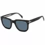 DAVID BECKHAM DB-7118-S-7C5 occhiali da sole uomo rettangolari in acetato Havana marrone 52mm