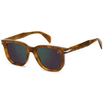 DAVID BECKHAM DB-7133-S-C9B Occhiali da sole rettangolari Havana marrone 52mm