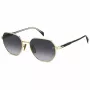DAVID BECKHAM DB1162FSRHL Occhiali da sole uomo rettangolari in acetato Havana verde 56/19/145