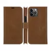 dbramante1928 Copenhagen Slim Custodia a libro per Apple iPhone 13 Pro Max, pelle granulata, marrone chiaro