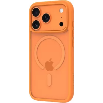 DBRAMANTE 1928 Grenen Cover posteriore per cellulare - compatibile MagSafe - plastica riciclata - arancione - per Apple