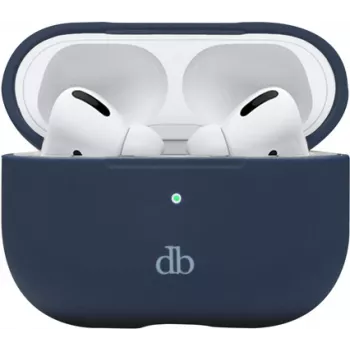 dbramante1928 Costa Rica custodia per cuffie - plastica riciclata, silicone - Pacific Blue - per Apple AirPods con custodia di ricarica