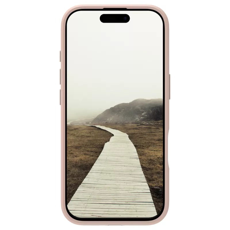 dbramante1928 Greenland Pro Cover posteriore per cellulare - compatibile MagSafe - plastica - Rose Sand - per Apple iPhone 17