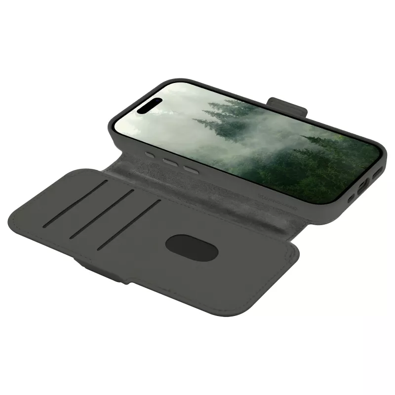 dbramante1928 Lynge custodia flip per cellulare - compatibilità MagSafe - Forest Shade - per Apple iPhone 17