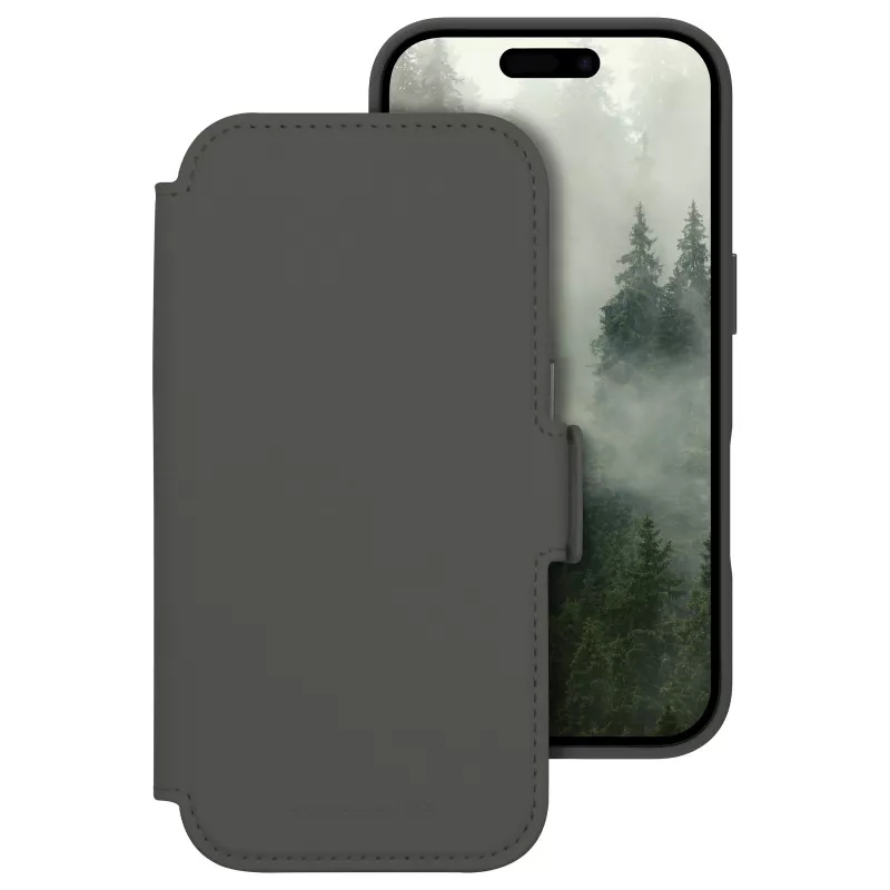 dbramante1928 Lynge custodia flip per cellulare - compatibilità MagSafe - Forest Shade - per Apple iPhone 17