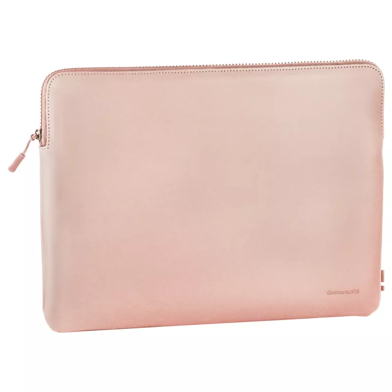 dbramante1928 Oxford ICON custodia per notebook 15 inch, pelle pieno fiore, rosa sabbia