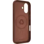 dbramante1928 Roskilde cover posteriore per cellulare - compatibile MagSafe - pelle vera - Dark Tan - per Apple iPhone 17