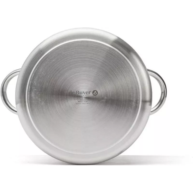 De Buyer Prim'Appety Pentola alta 24 cm, a induzione, acciaio inossidabile