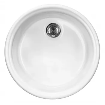 DEANTE Lavello da cucina in ceramica 1 vasca bianco a incasso 520x390x200 mm