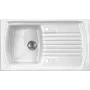DEANTE lavello in ceramica 1 vasca con gocciolatoio, bianco, 590x460 mm