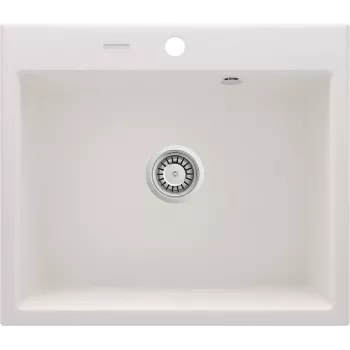 Lavello da cucina in granito composito DEANTE 1 vasca nero 580x490mm