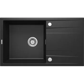 DEANTE Lavello da cucina in composito di granito 1 vasca con gocciolatoio, beige, 780x435 mm