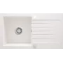 DEANTE Lavello da cucina in granito composito a 1 vasca con scolapiatti integrato - Onyx