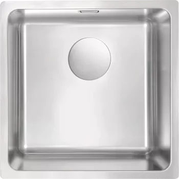 DEANTE Lavello in acciaio 1 vasca Onyx Black 860x500 mm