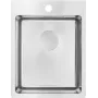 DEANTE Lavello da incasso in granito composito 1 vasca Onyx Black 530x500mm
