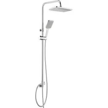 DEANTE Soffione doccia 1 funzione cromato 80mm getto pioggia doccetta ABS