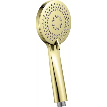 DEANTE soffione doccia a 3 funzioni - cromato, ABS, getto pioggia/massaggio/misto, attacco G 1/2 inch, serie Luga