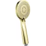 DEANTE soffione doccia a 3 funzioni - cromato, ABS, getto pioggia/massaggio/misto, attacco G 1/2 inch, serie Luga