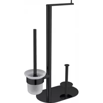 DEANTE portarotolo 3 funzioni - nero