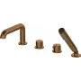 DEANTE miscelatore vasca 4 fori con set doccia - cromo