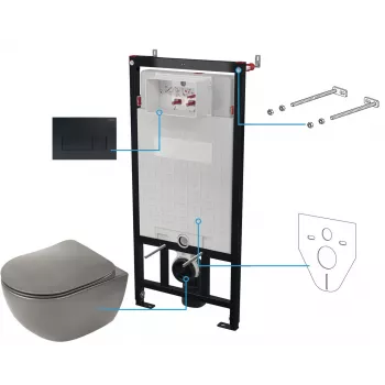 DEANTE Set WC da incasso 6 in 1
