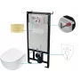 DEANTE set WC da incasso 6 in 1