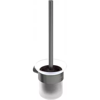 DEANTE ADR_D711 Set spazzola WC a parete LOFT nero opaco