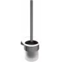 DEANTE ADR_D711 Set spazzola WC a parete LOFT nero opaco