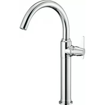 DEANTE Arnika miscelatore monocomando per lavabo alto nero opaco BQT_020K